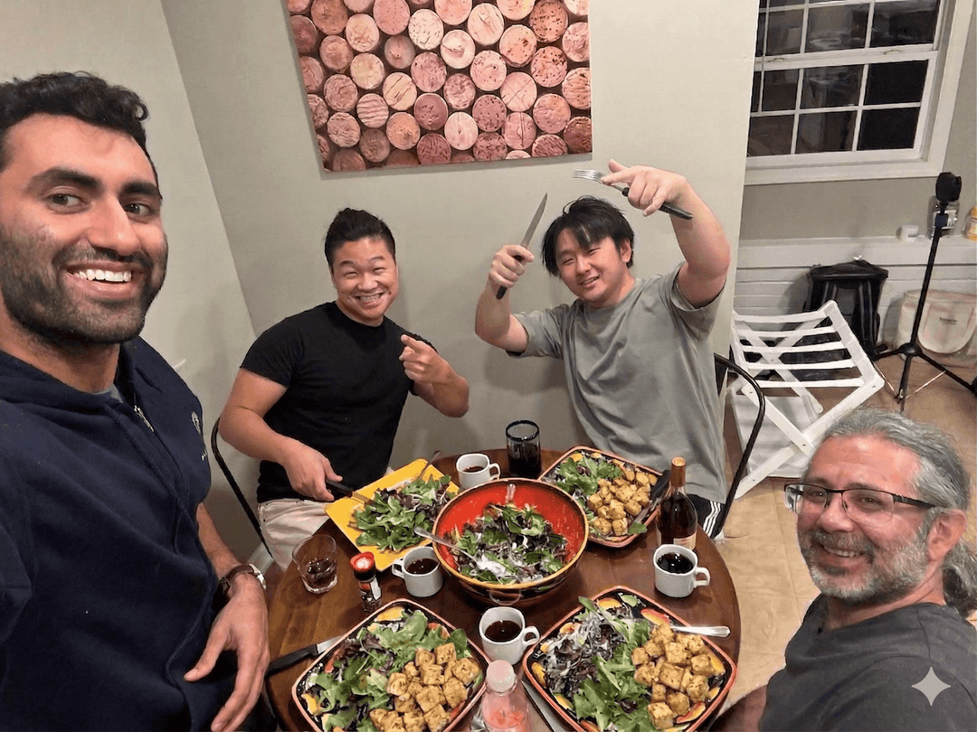 Some of the members of Qolour at their first get-together