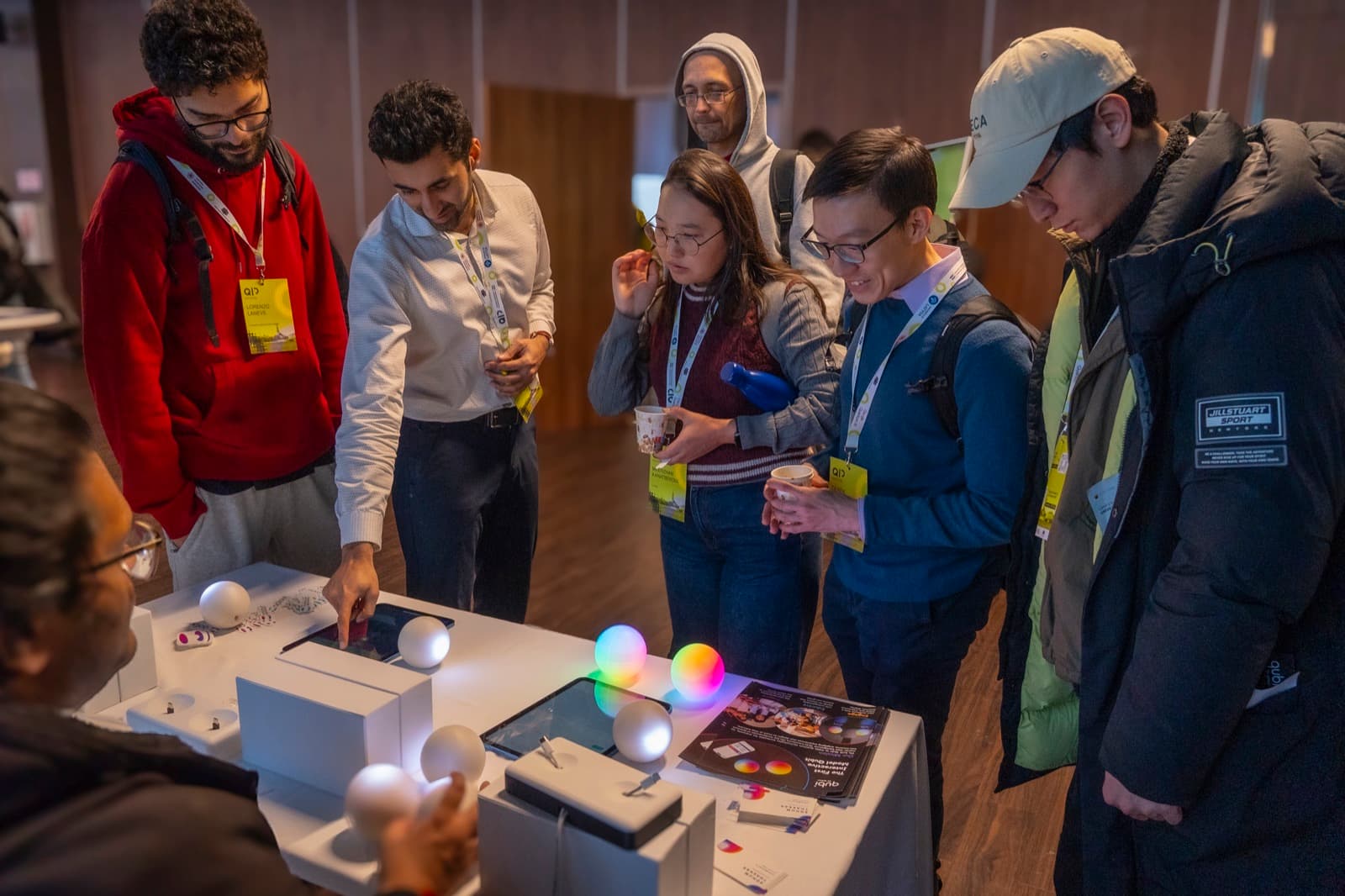 Team engaging at a Qolour workshop